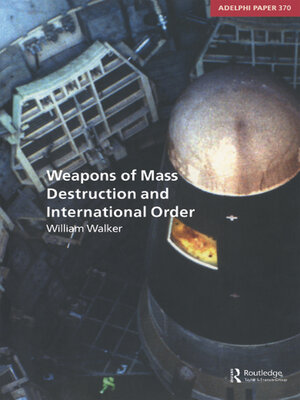 cover image of Weapons of Mass Destruction and International Order